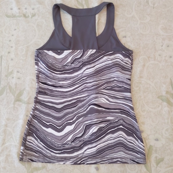 TekGear Yoga Workout Tank Grey Size M - Picture 2 of 3